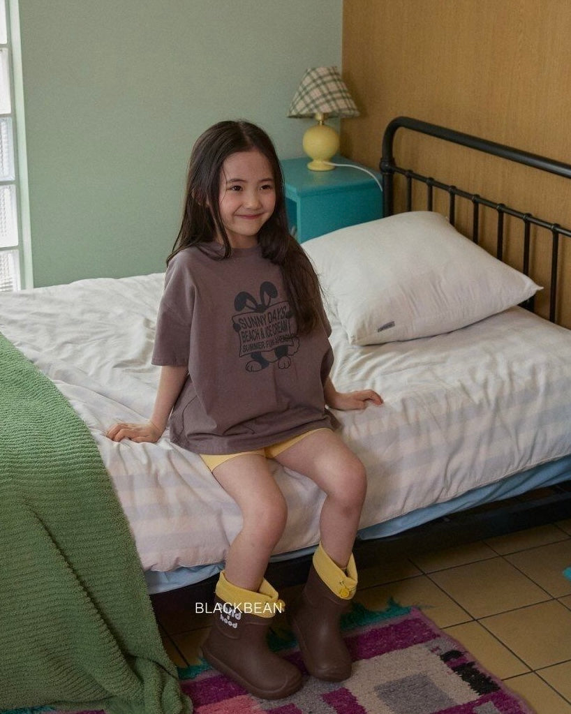 [BLACKBEAN]sunny T-shirt