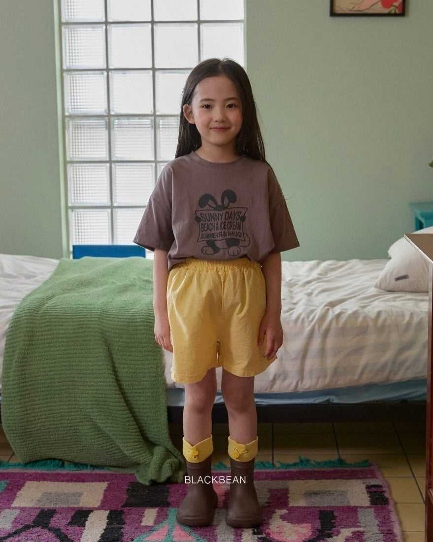 [BLACKBEAN]sunny T-shirt