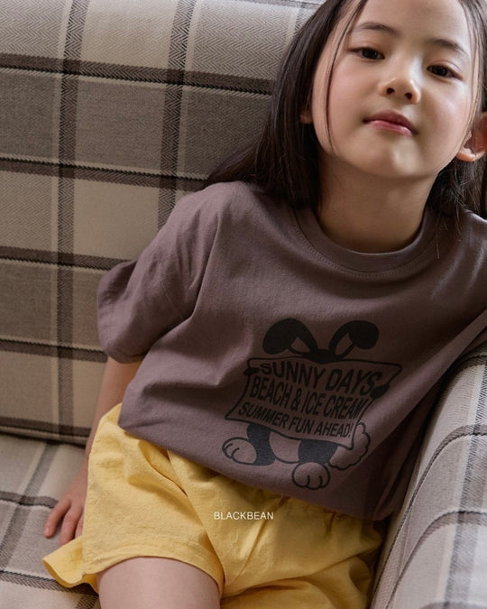 [BLACKBEAN]sunny T-shirt