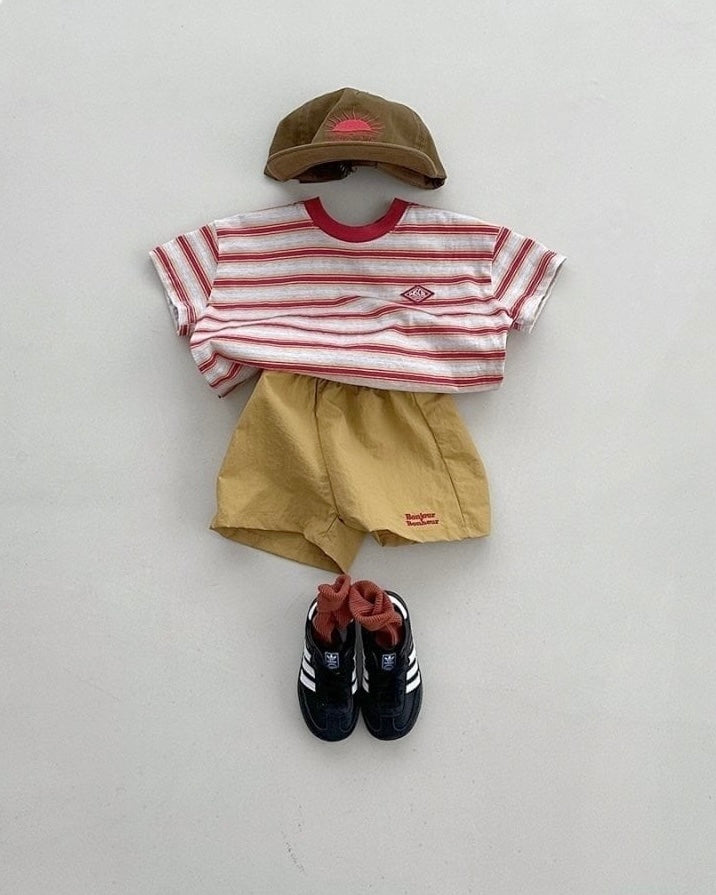 [BLACKBEAN]marine T-shirt