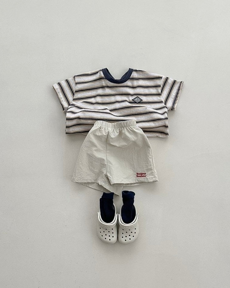 [BLACKBEAN]marine T-shirt