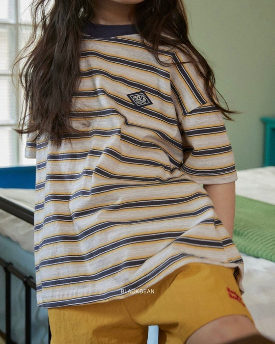 [BLACKBEAN]marine T-shirt