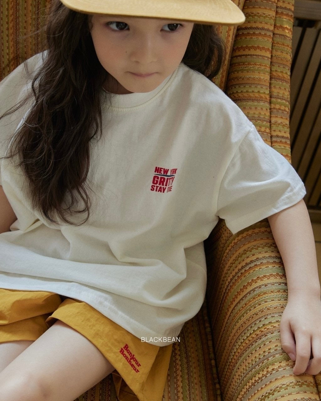 [BLACKBEAN]circle T-shirt