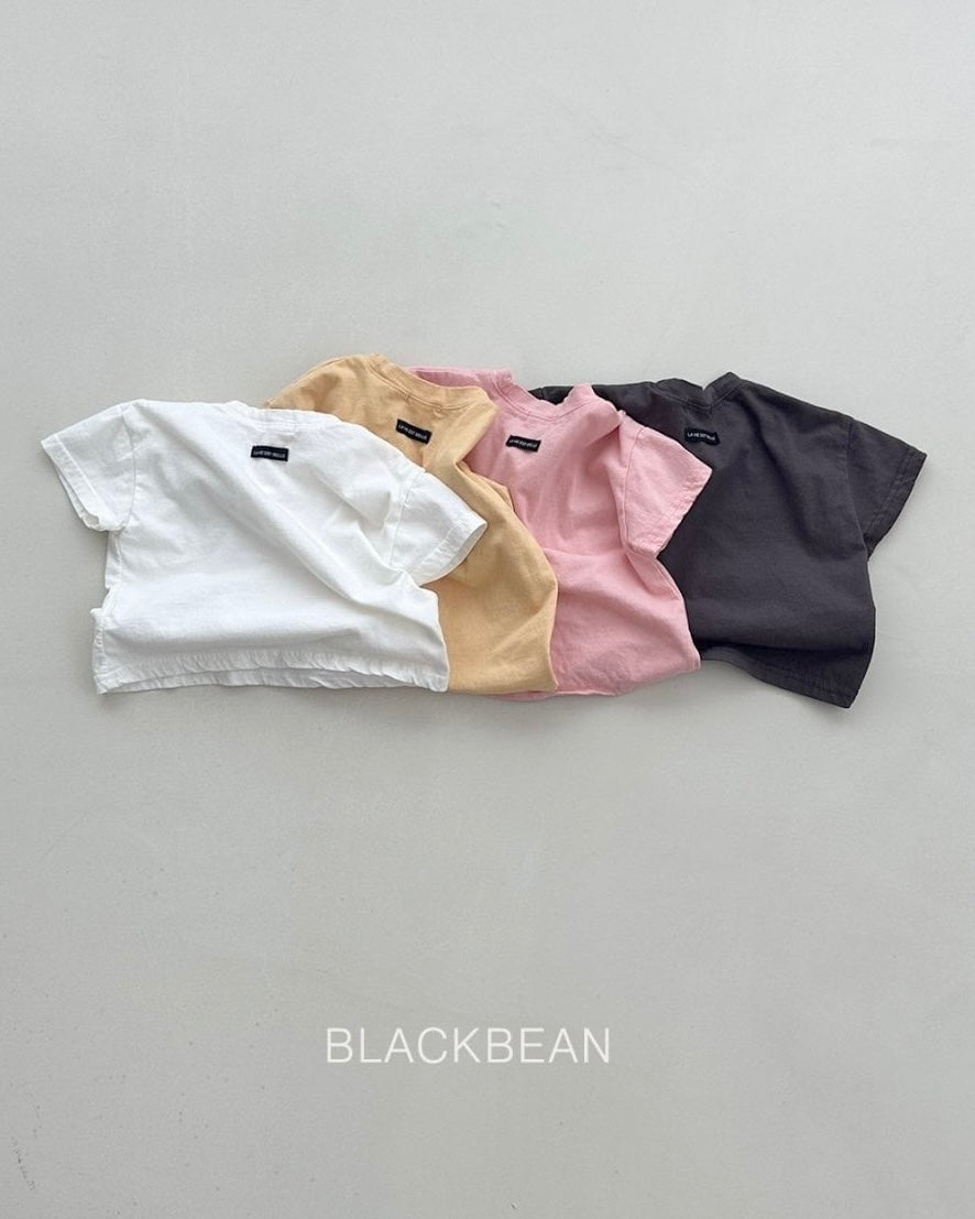 [BLACKBEAN]basic T-shirt
