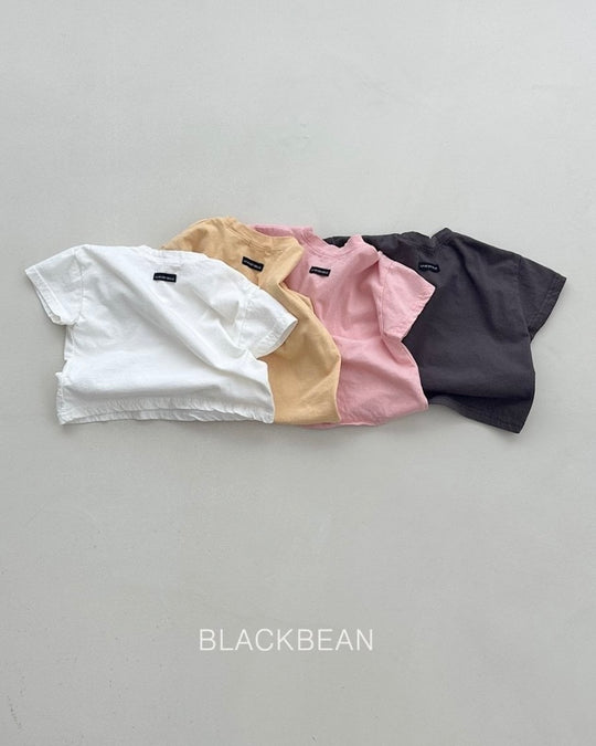 [BLACKBEAN]basic T-shirt