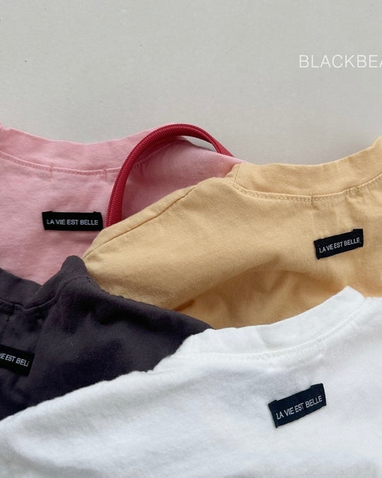 [BLACKBEAN]basic T-shirt