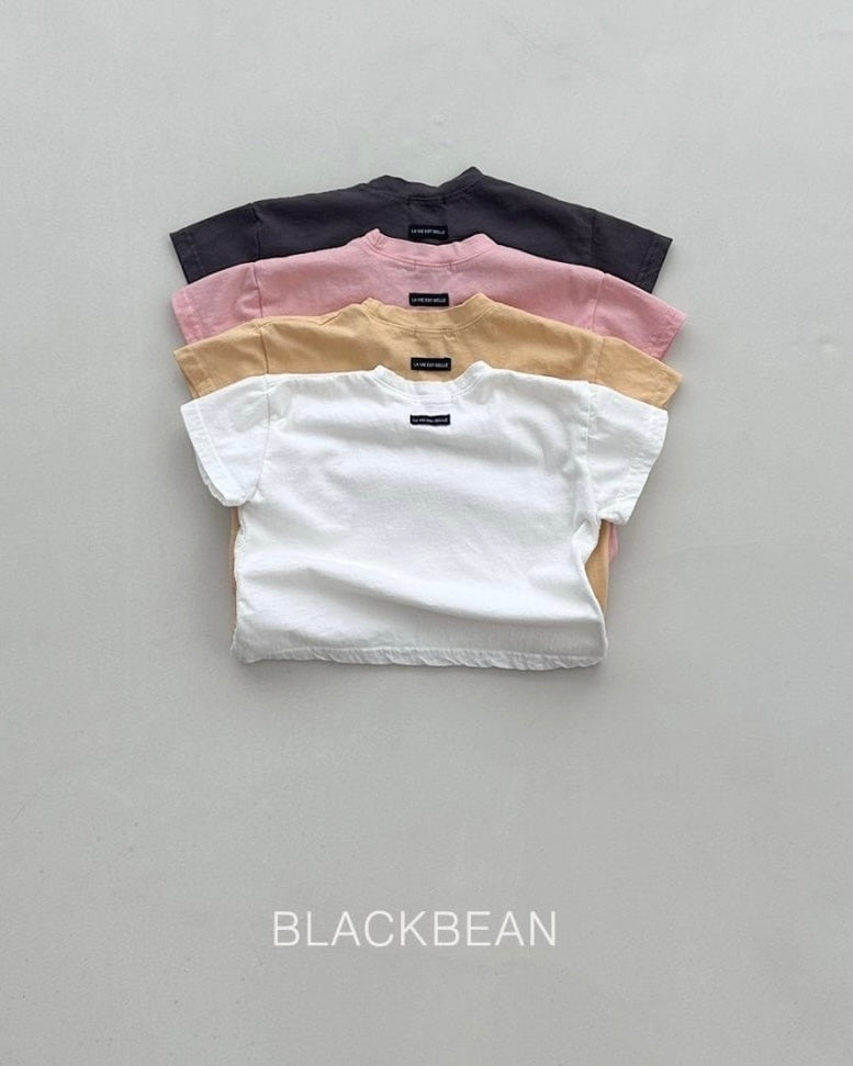 [BLACKBEAN]basic T-shirt