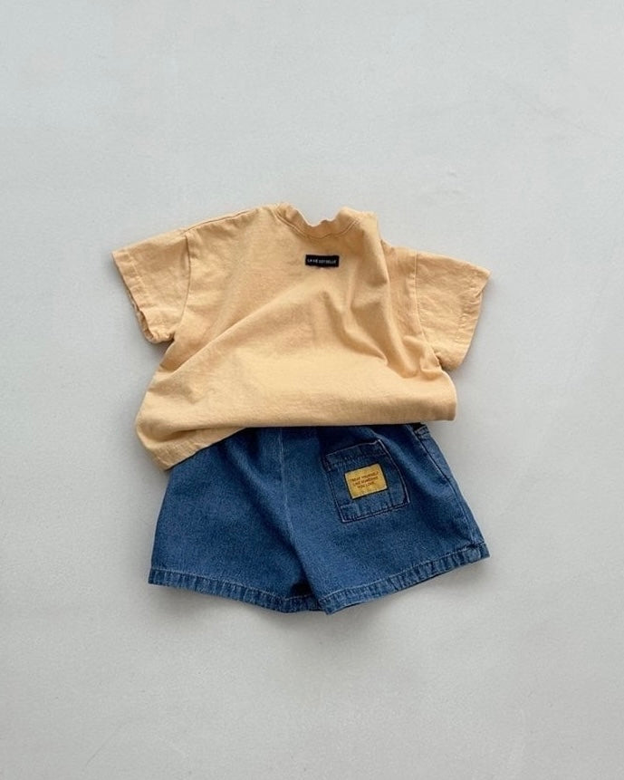 [BLACKBEAN]basic T-shirt
