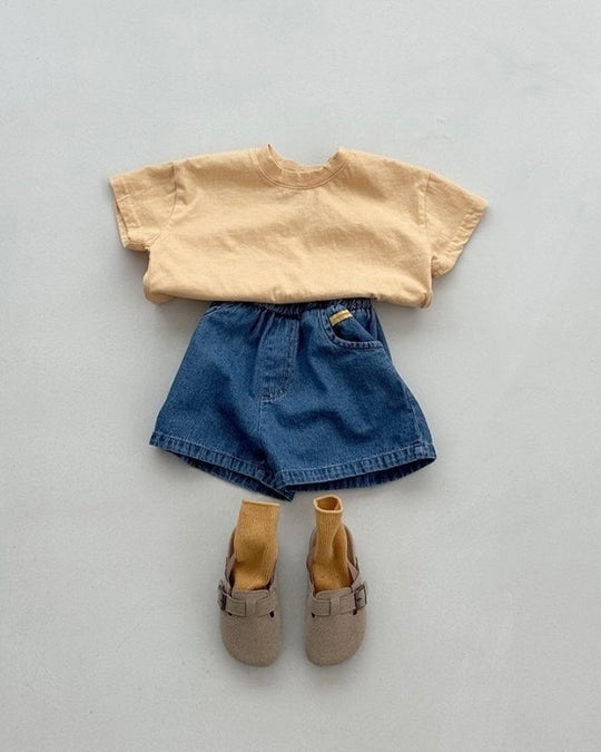 [BLACKBEAN]basic T-shirt