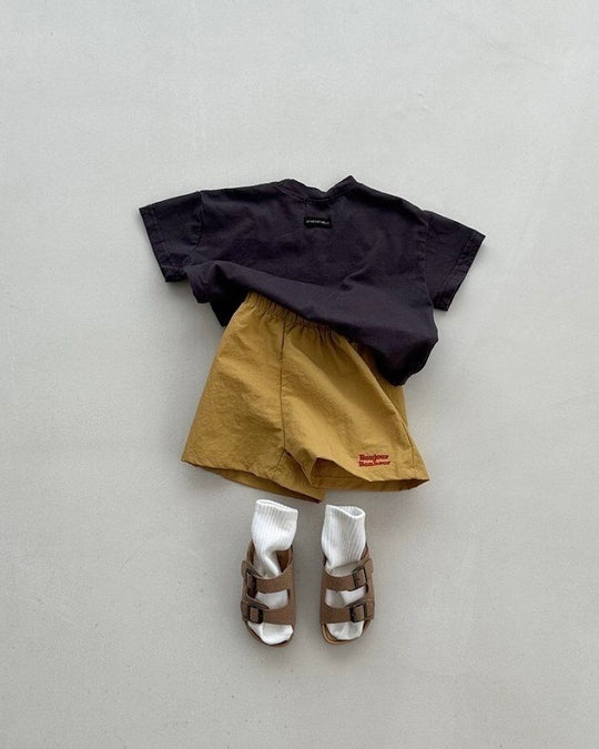 [BLACKBEAN]basic T-shirt