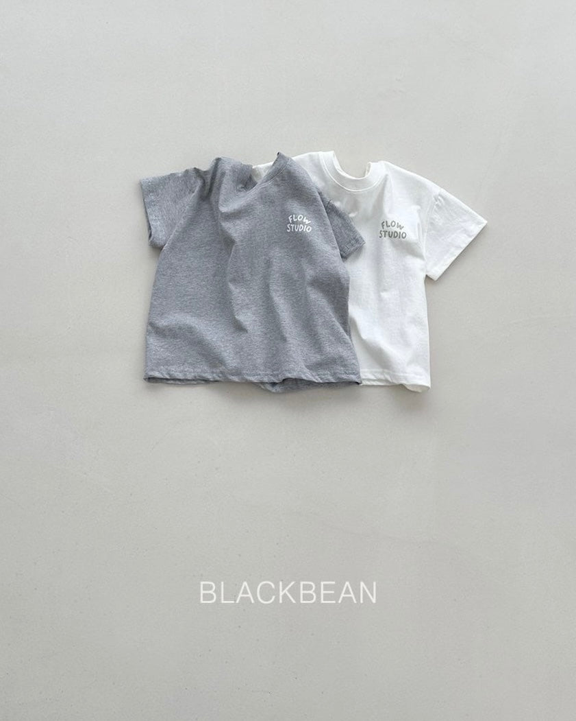 [BLACKBEAN]flow T-shirt