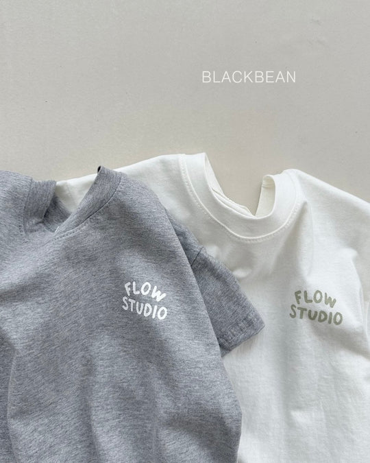 [BLACKBEAN]flow T-shirt