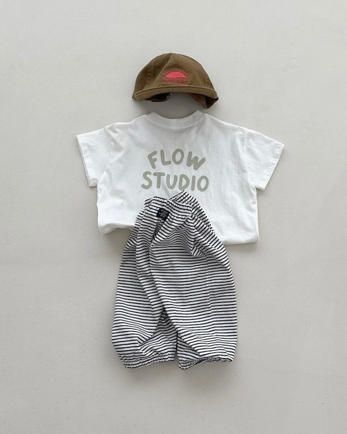 [BLACKBEAN]flow T-shirt
