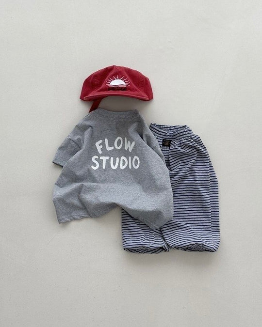 [BLACKBEAN]flow T-shirt