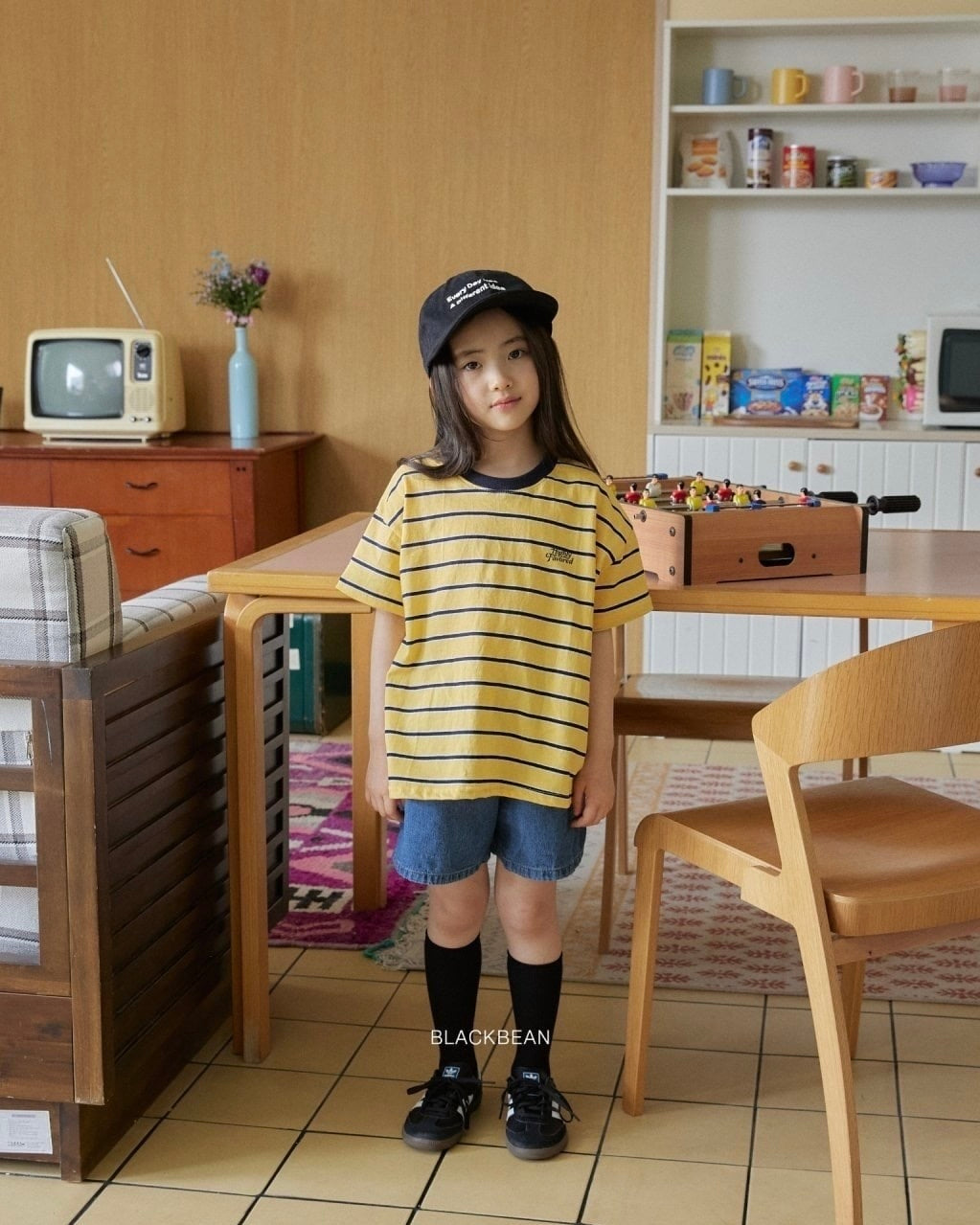 [BLACKBEAN]maple T-shirt