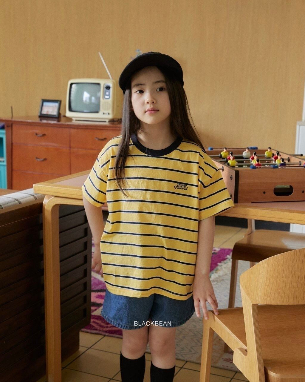 [BLACKBEAN]maple T-shirt