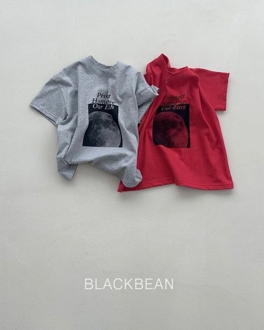 [BLACKBEAN]space T-shirt
