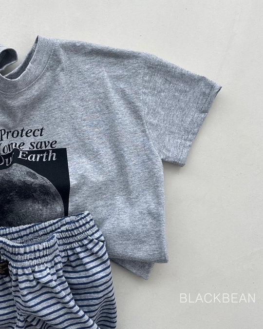 [BLACKBEAN]space T-shirt