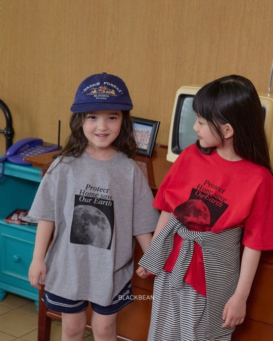 [BLACKBEAN]space T-shirt