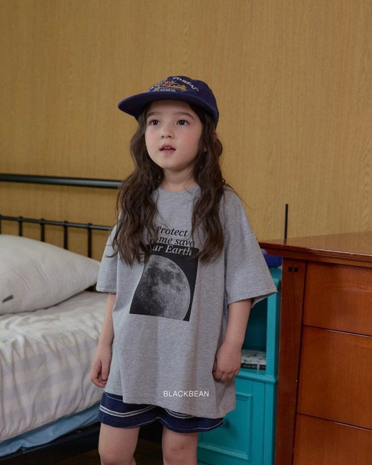 [BLACKBEAN]space T-shirt