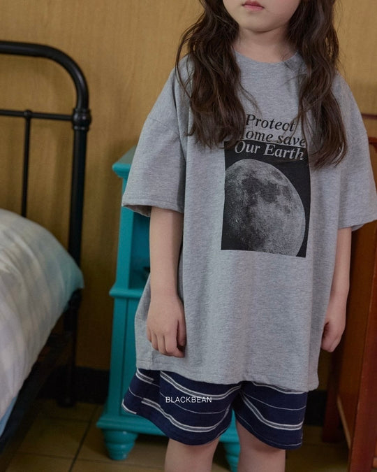 [BLACKBEAN]space T-shirt