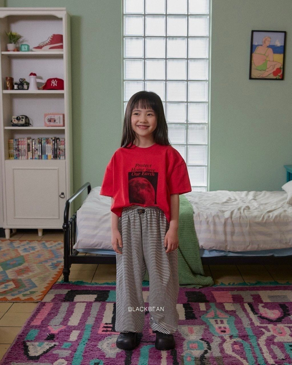 [BLACKBEAN]space T-shirt