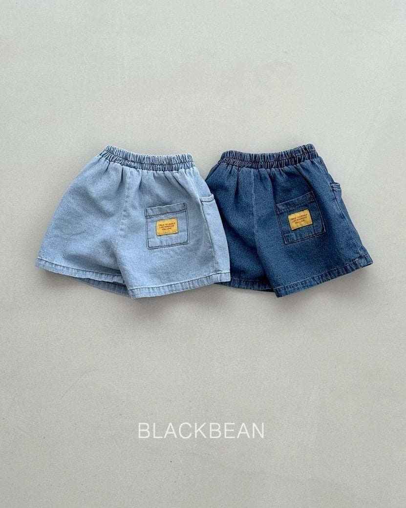 [BLACKBEAN]play denim pants