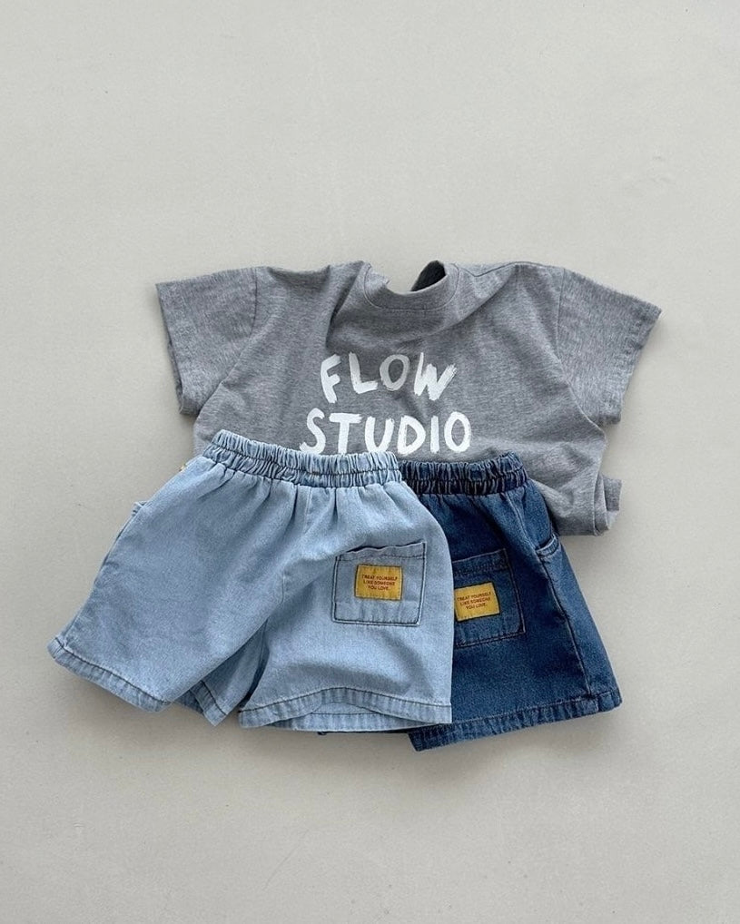 [BLACKBEAN]play denim pants