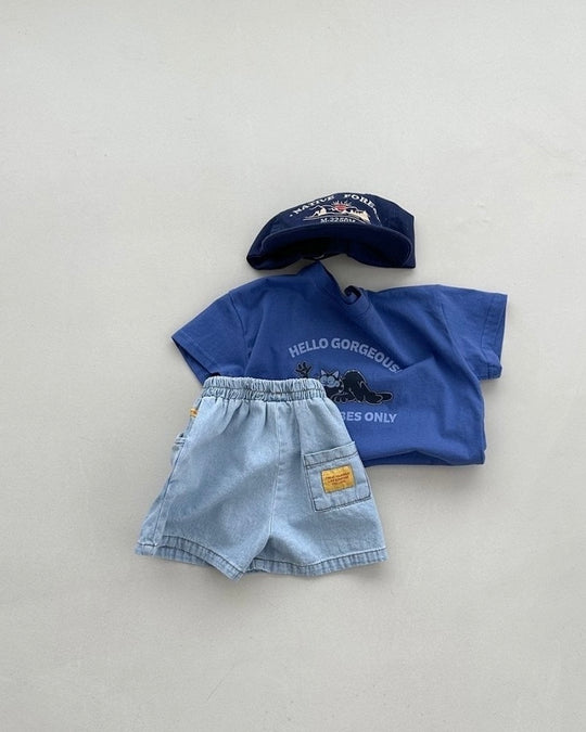 [BLACKBEAN]play denim pants