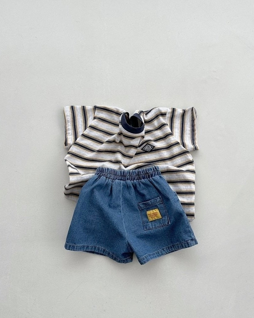 [BLACKBEAN]play denim pants