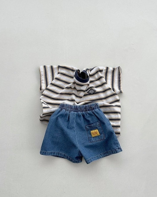 [BLACKBEAN]play denim pants