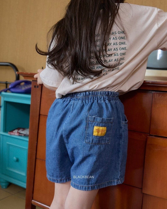 [BLACKBEAN]play denim pants