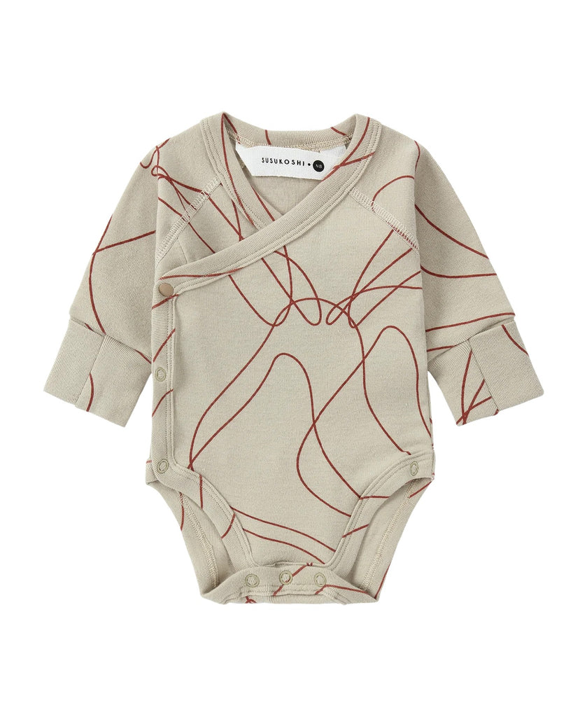susukoshi ススコシ　新生児　キモノガウン SUSUKOSHI]Kimono Suit L/S. – unbirthday