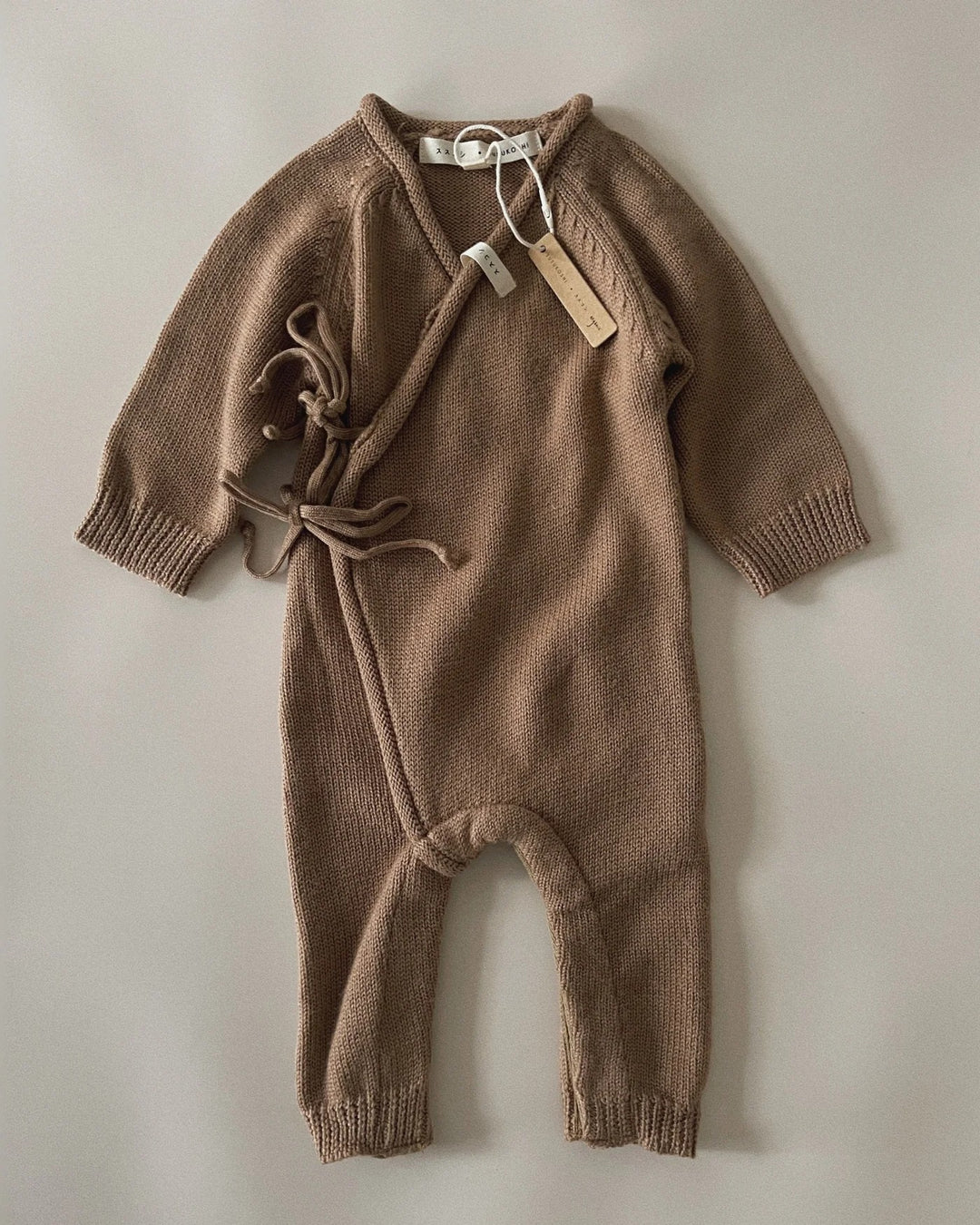 Merino Knit Baby Kimono Overall Suit［SUSUKOSHI］
