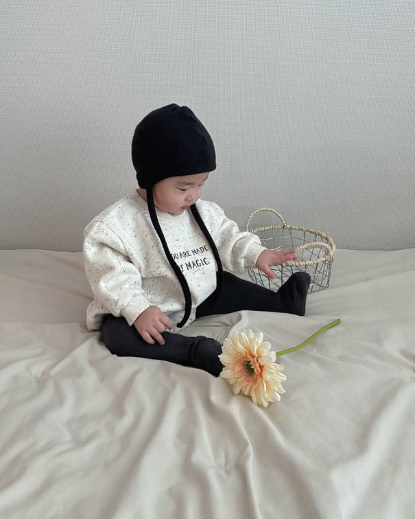 [lalaland]マジック裏起毛ロンパース