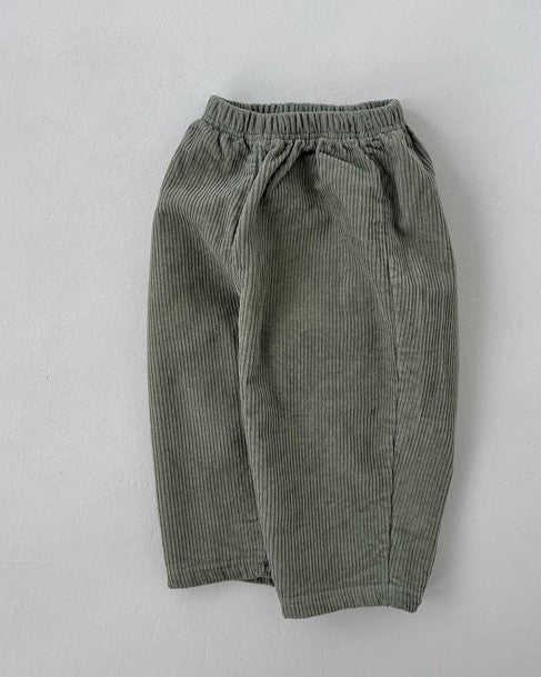 [lalaland]コーデュロイテーパードパンツ