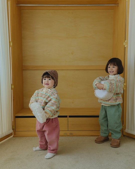 [lalaland]コーデュロイテーパードパンツ