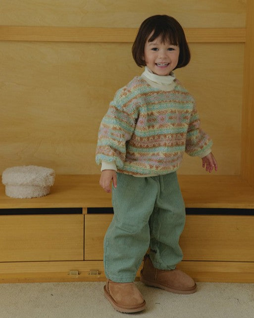 [lalaland]コーデュロイテーパードパンツ