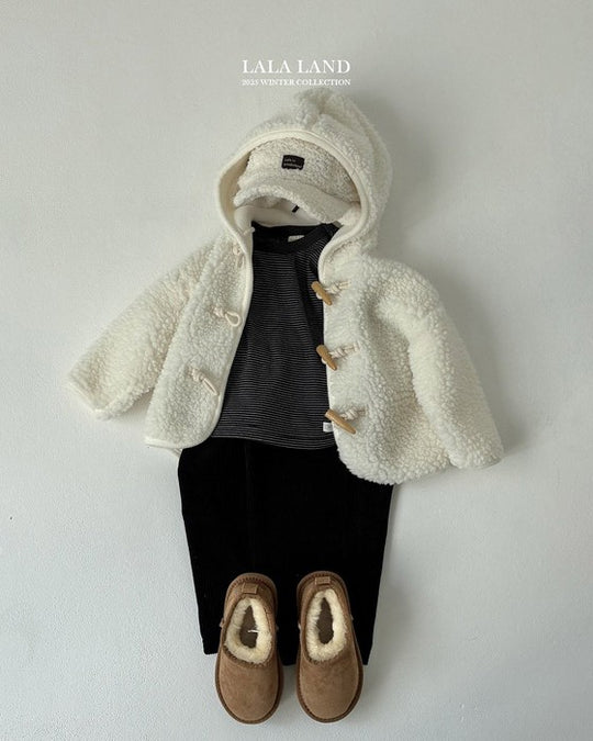 [lalaland]コーデュロイテーパードパンツ