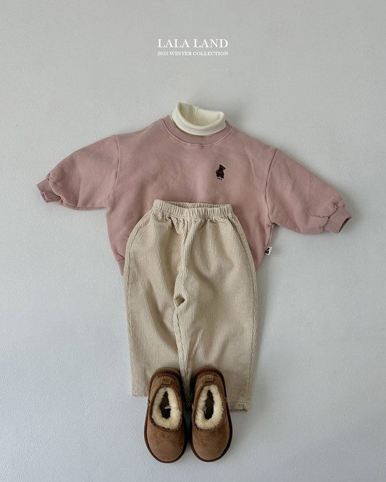 [lalaland]コーデュロイテーパードパンツ