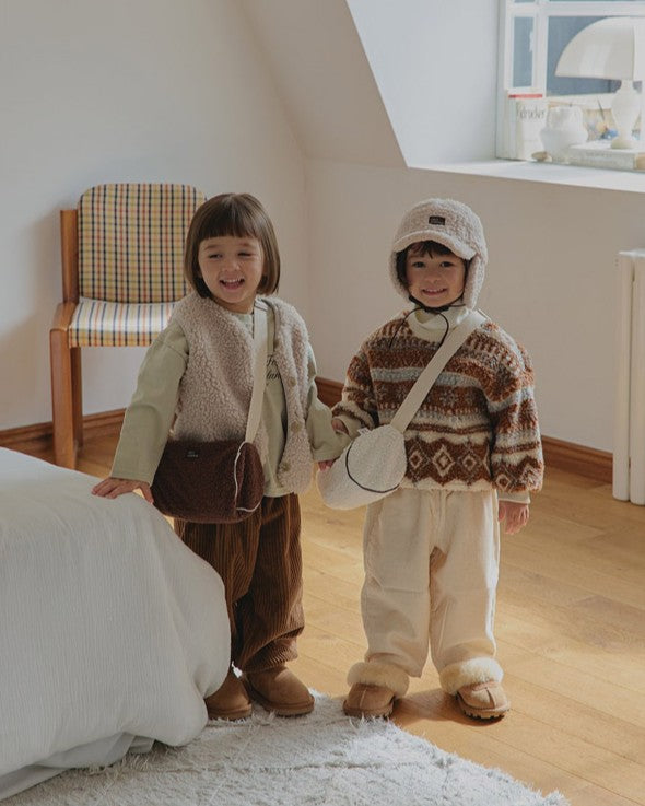 [lalaland]コーデュロイテーパードパンツ