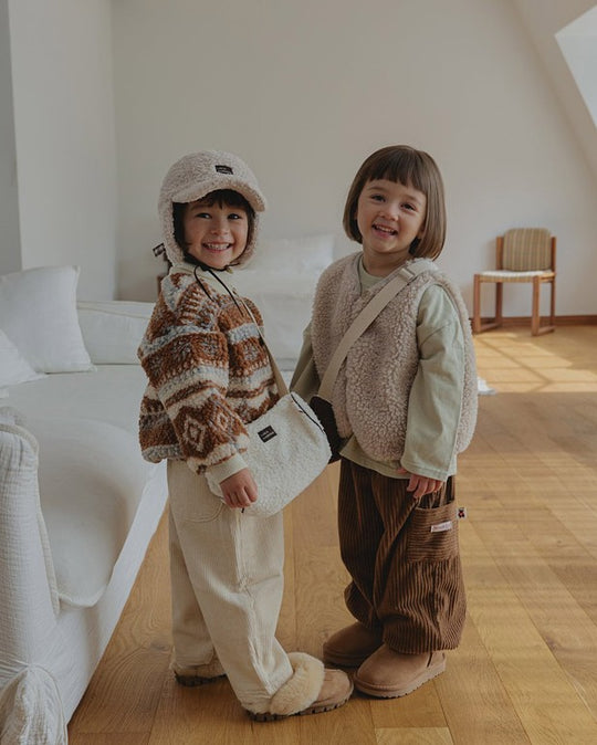 [lalaland]コーデュロイテーパードパンツ