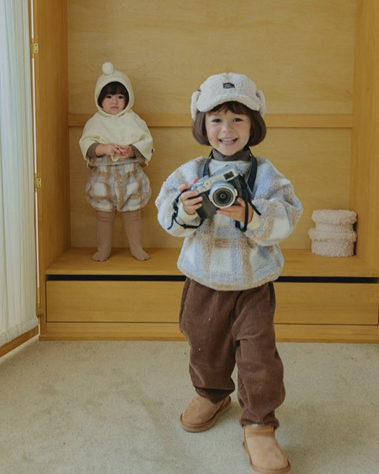 [lalaland]コーデュロイテーパードパンツ