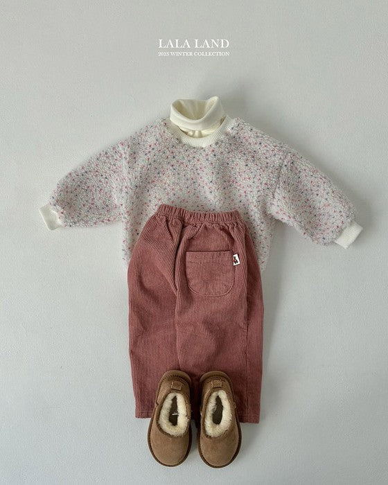 [lalaland]コーデュロイテーパードパンツ