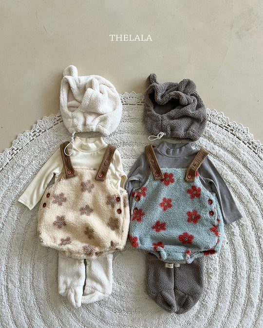 [thelala]スノーフラワーロンパース