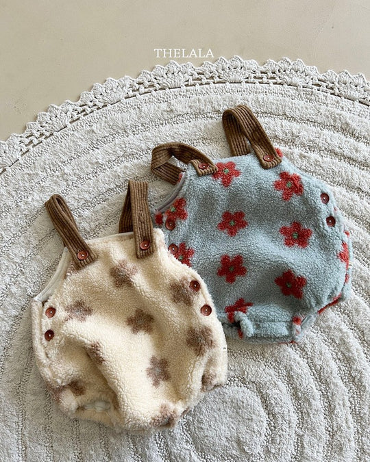 [thelala]スノーフラワーロンパース