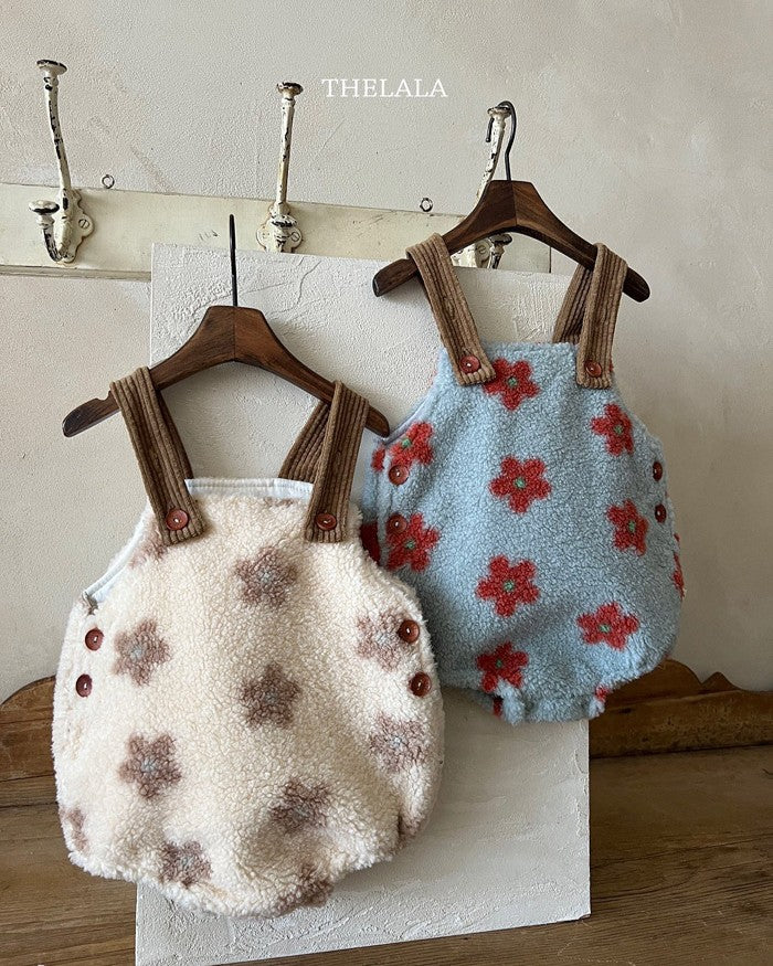 [thelala]スノーフラワーロンパース