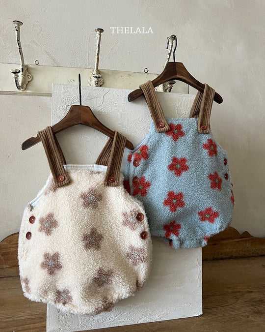 [thelala]スノーフラワーロンパース