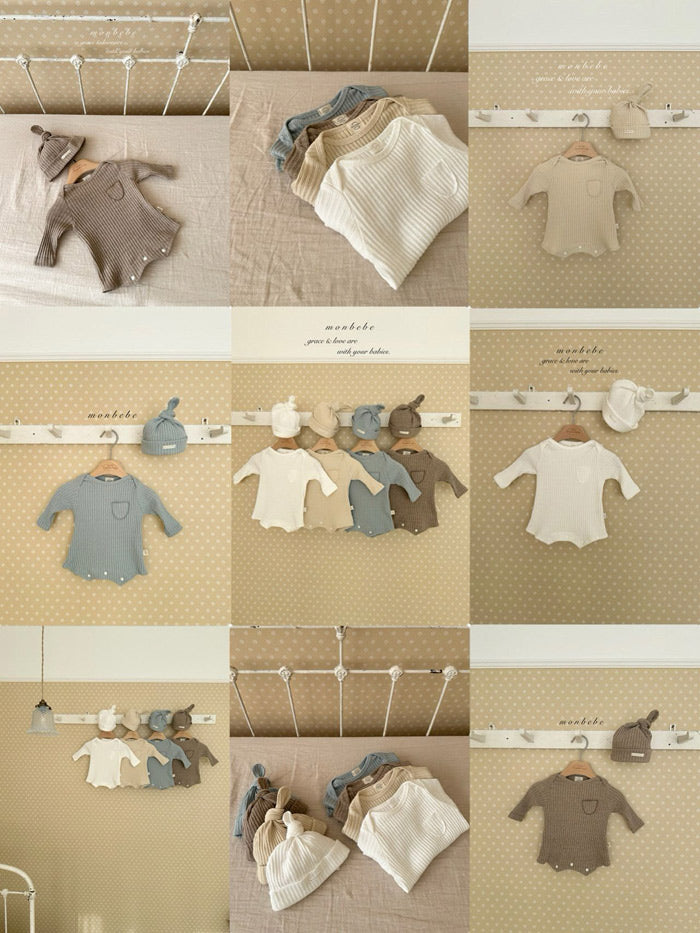 予約[monbebe]Leo Boy Suit (beanie Set)