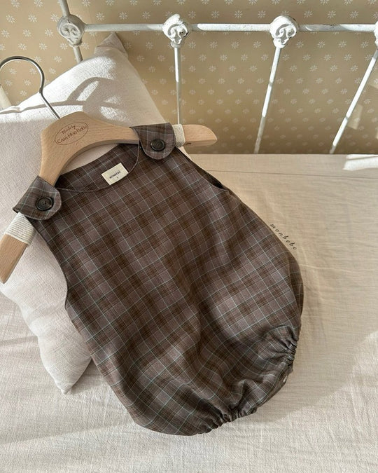 予約[monbebe]Romi check suit